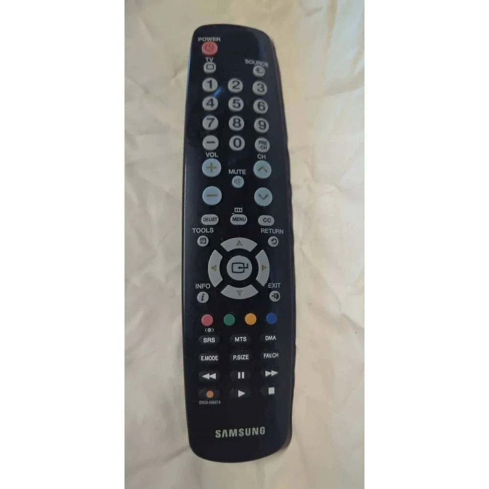 Samsung BN59-00687A TV Remote Control Black Replacement‎ Controller